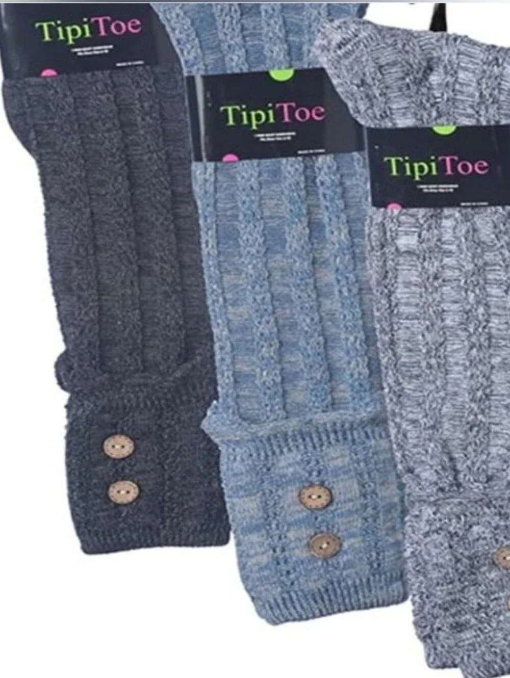 Tipi Toe Boot Socks cozy knit
